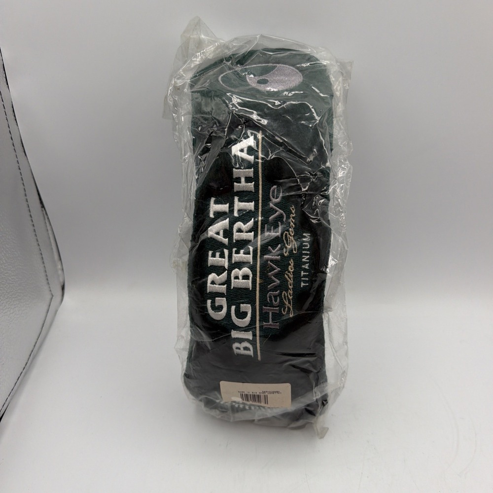 CALLAWAY BIG BERTHA STEELHEAD LADIES GEMS 3+ WOOD RARE FLUFFY GREEN HEADCOVER